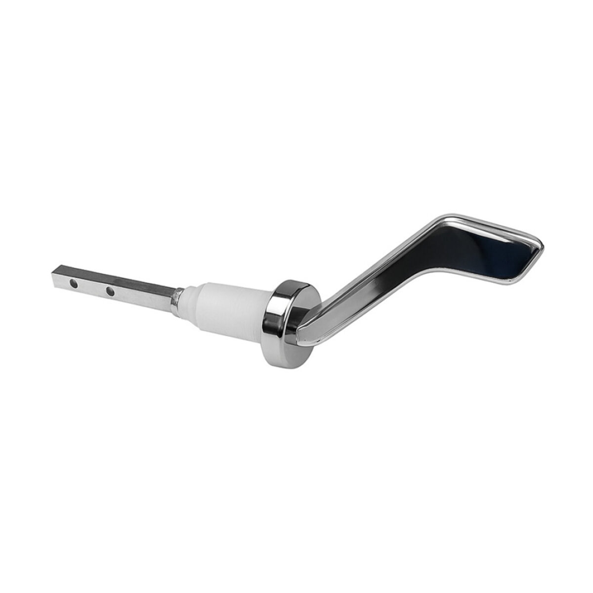 PTOLEV367095 Chrome Large Paddle Cistern Lever Easy To Use Disabled Handle 1/2" Chome Plate - Image 1