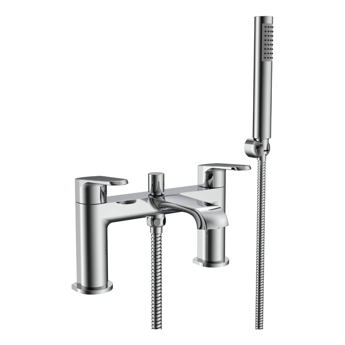 Montana Deck Mounted Bath Shower Mixer Tap with Bath Waste - Image 2
