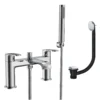 Montana Deck Mounted Bath Shower Mixer Tap with Bath Waste