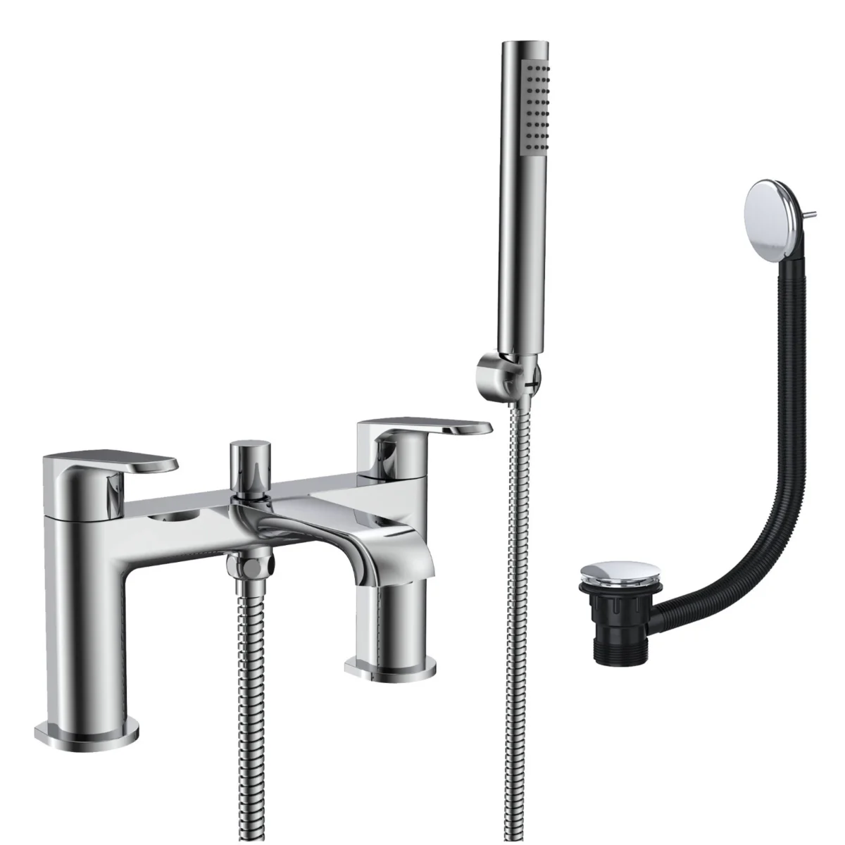 MON-001-CWB02-3.webp Montana Deck Mounted Bath Shower Mixer Tap with Bath Waste - Image 1