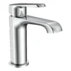 Montana Deck Mounted Mini Mono Basin Mixer Tap Incl Flexi Tails