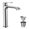 Montana Deck Mounted Tall Mono Basin Mixer Tap with Universal Basin Waste