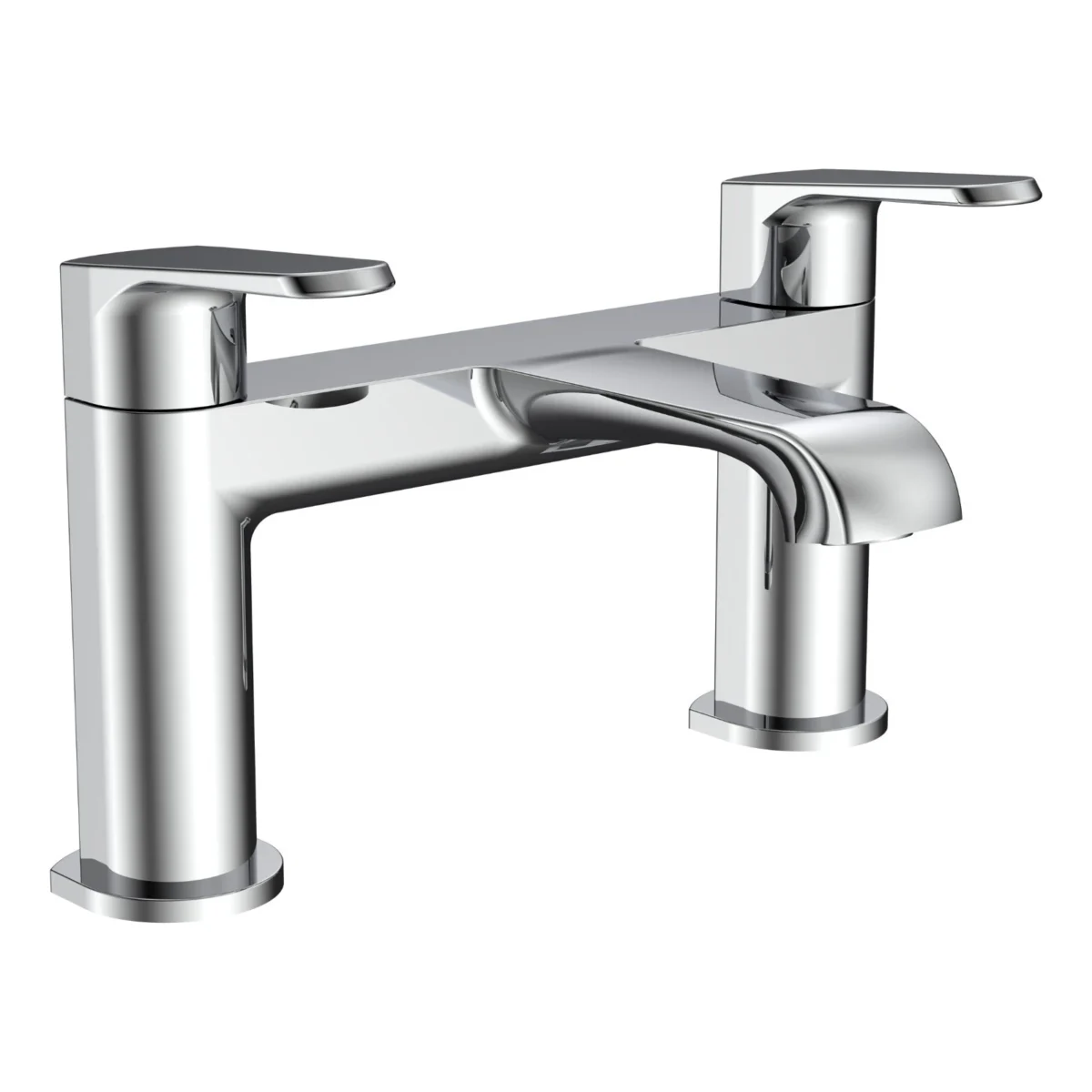 Montana Deck Mounted Bath Filler Mixer Tap with Bath Waste - Image 2