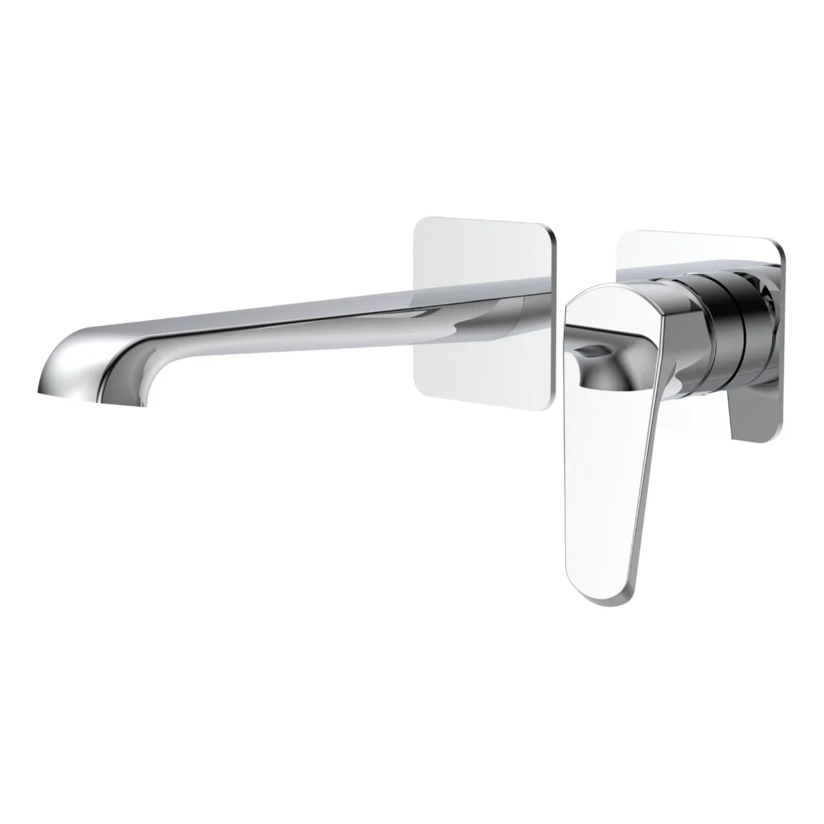 Montana Wall Mounted Bath Mixer Tap Incl Flexi Tails - Image 1