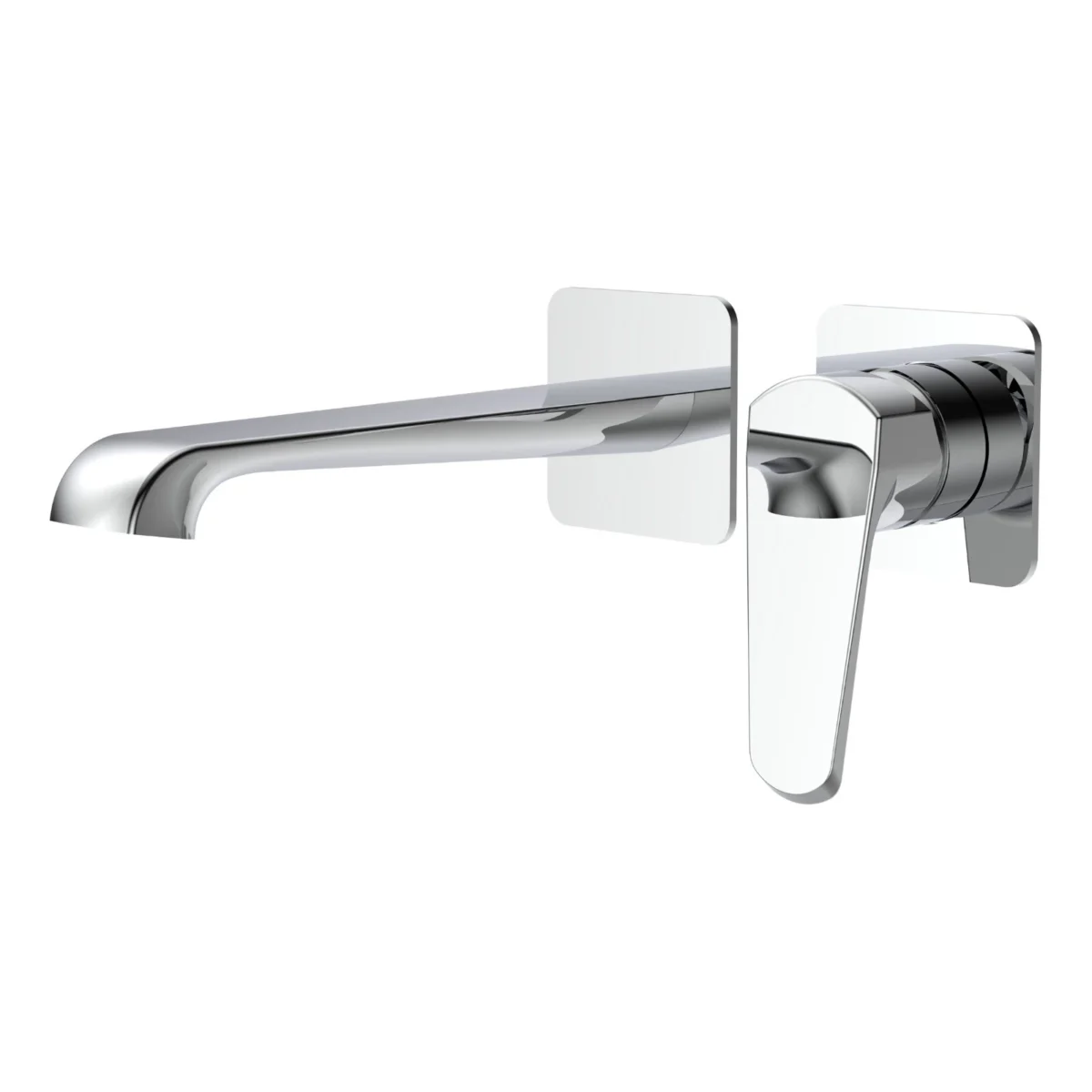 Montana Wall Mounted Basin Filler Mixer Tap Incl Flexi Tails - Image 1