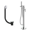 Montana Freestanding Bath Shower Mixer Tap with Bath Waste